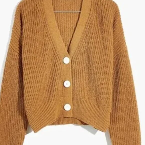 Madewell Greywood Crop Cardigan Sweater - Picture 2 of 4